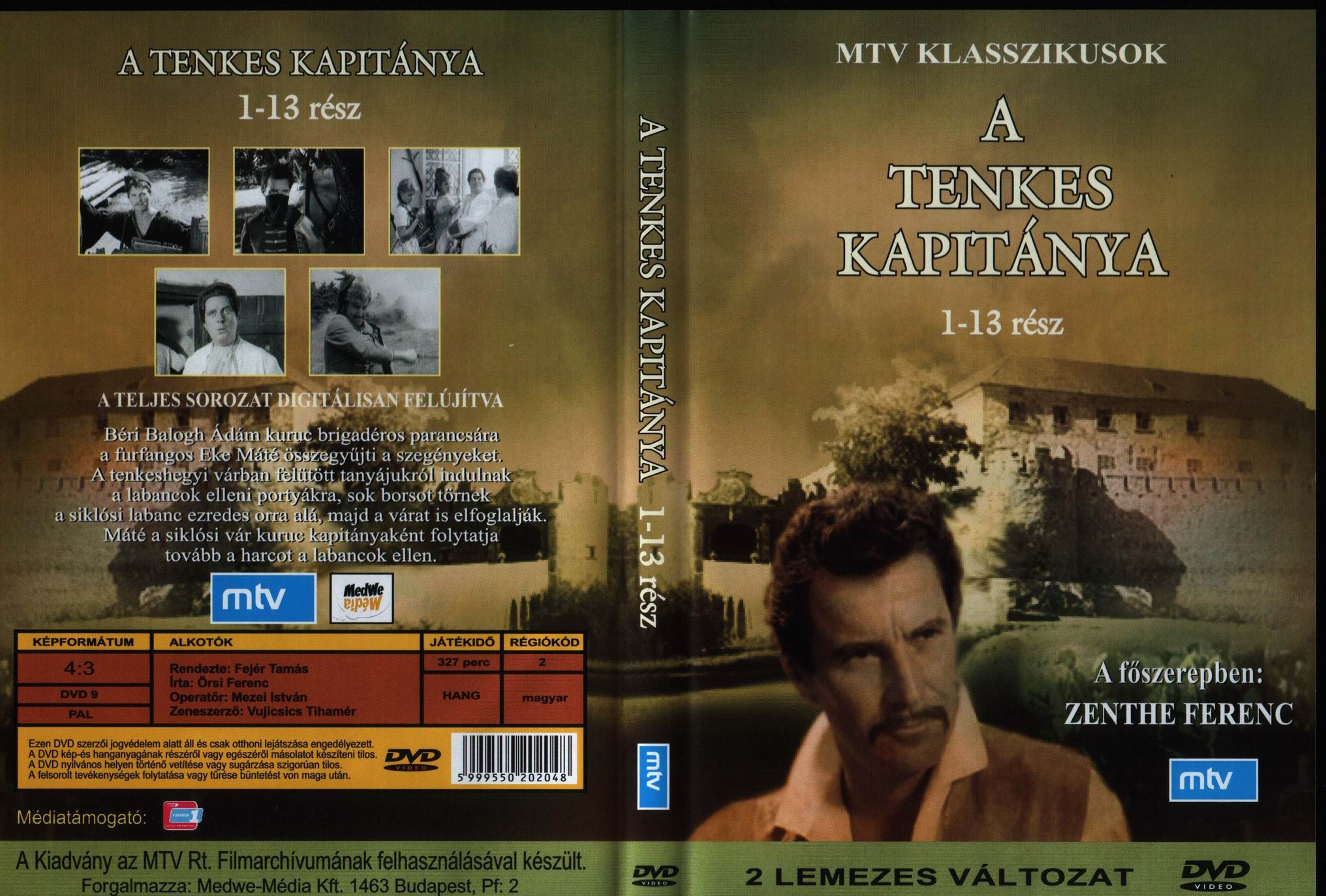 A Tenkes kapitnya 1-13. (2 DVD5) - borítókép