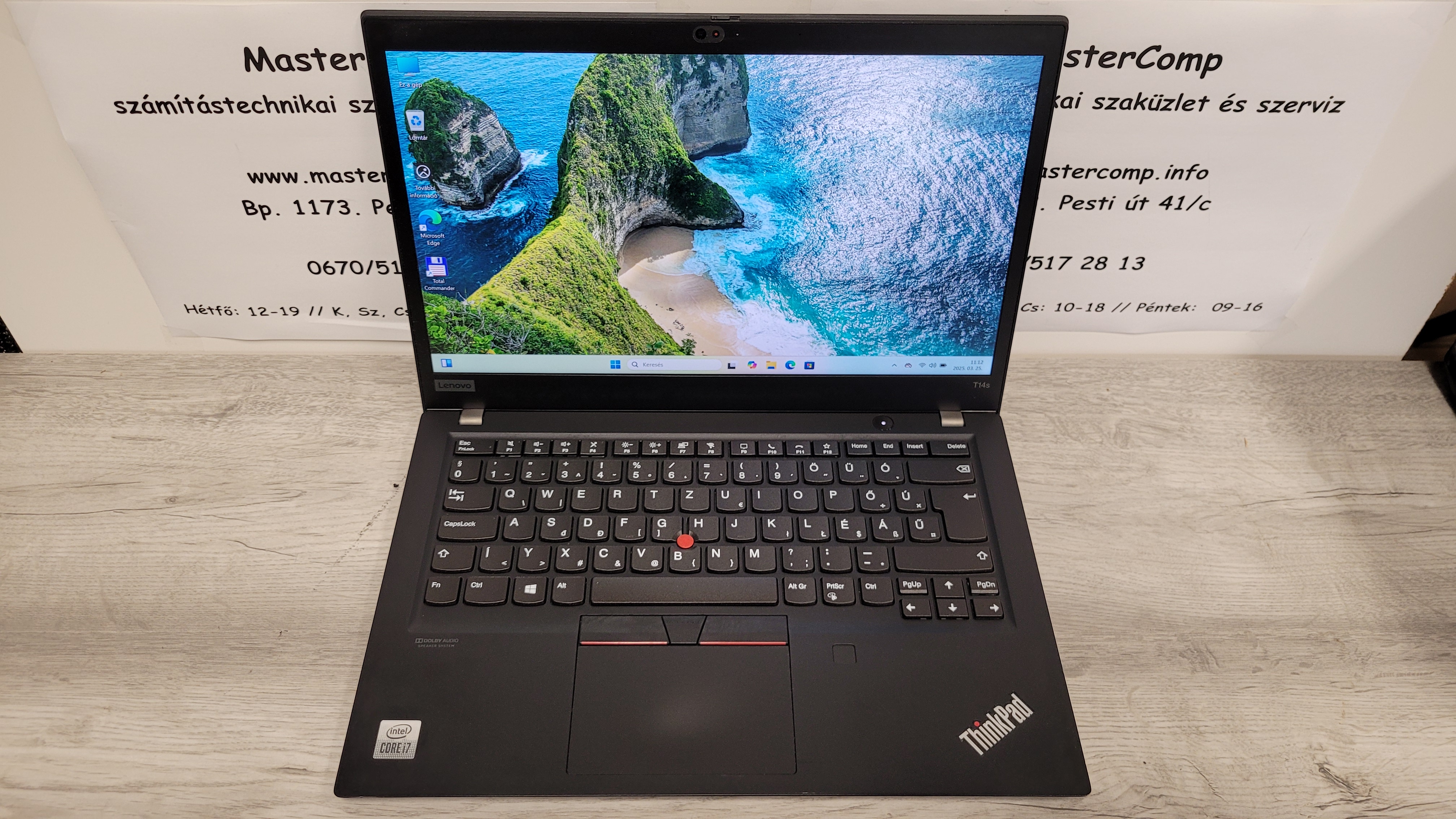  Lenovo T14S G1 magyar billenty�zettel