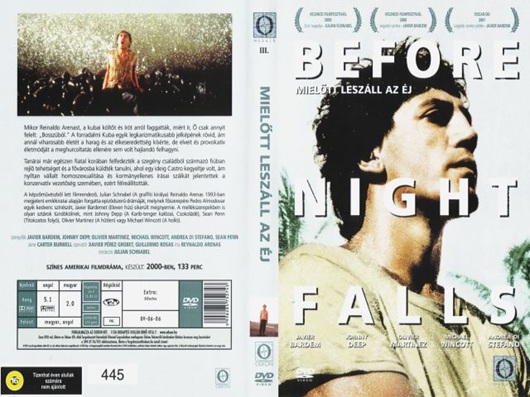 Mielőtt leszáll az éj (Before Night Falls) 2000
