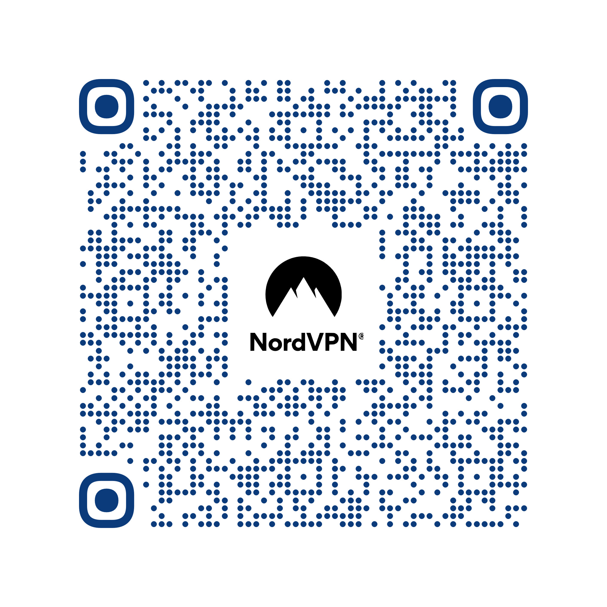NordVPN QR kód