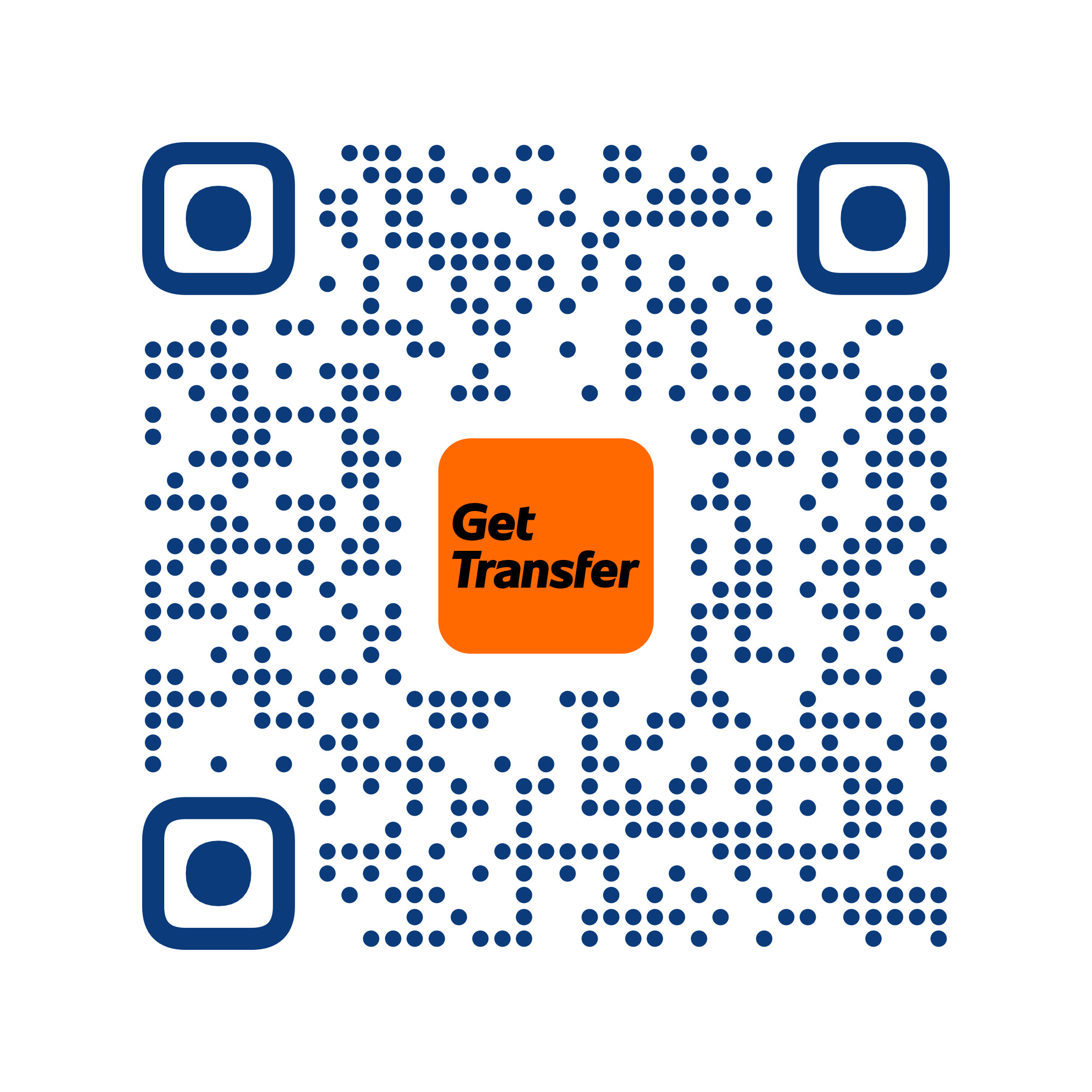 GetTransfer QR kód