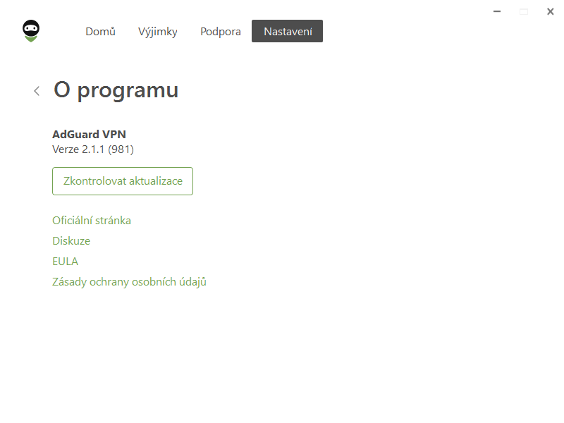 Webové stránky: http://adguard-vpn.com.ru
