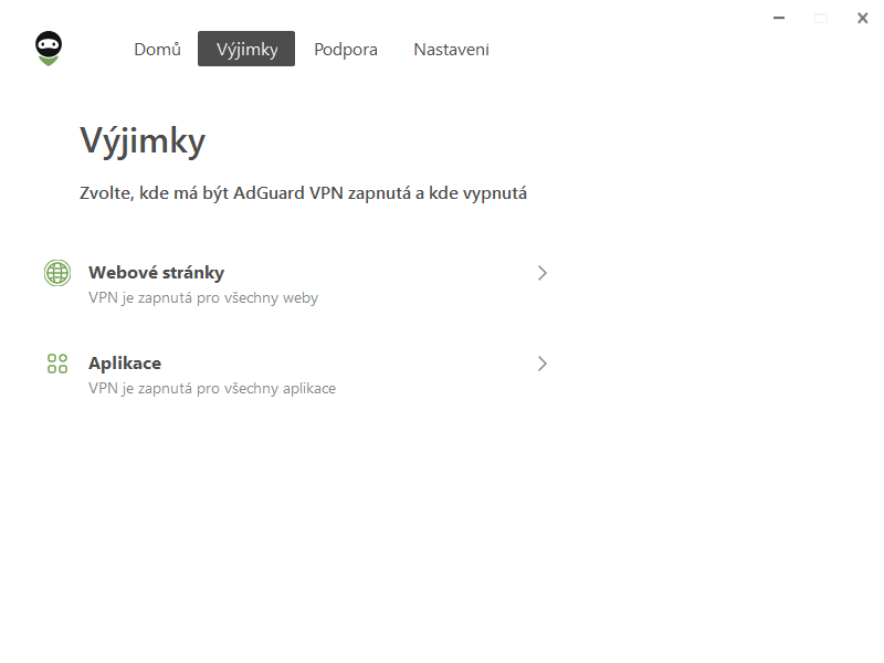 Webové stránky: http://adguard-vpn.com.ru